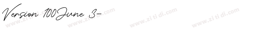 Version 100June 3字体转换